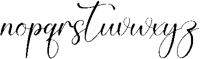 Mountain Regular otf (400) Font LOWERCASE