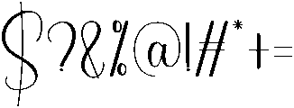 Mountain Regular otf (400) Font OTHER CHARS