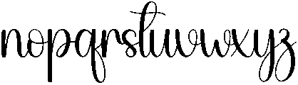 Mountain Regular otf (400) Font LOWERCASE