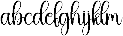 Mountain Regular otf (400) Font LOWERCASE
