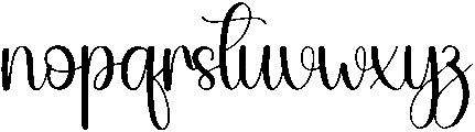 Mountain Regular otf (400) Font LOWERCASE