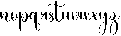 Mountain Regular otf (400) Font LOWERCASE