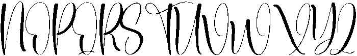 Mountain Regular otf (400) Font UPPERCASE