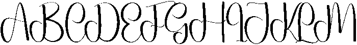 Mountain Regular otf (400) Font UPPERCASE