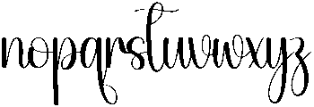 Mountain Regular otf (400) Font LOWERCASE