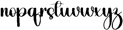 Mountain Regular otf (400) Font LOWERCASE