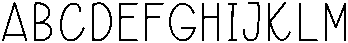 Mountain Regular otf (400) Font UPPERCASE