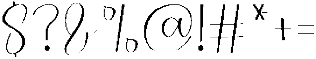 Mountain Waterclean Regular otf (400) Font OTHER CHARS