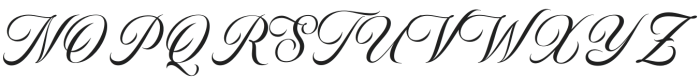 MountainWhitney-Regular otf (400) Font UPPERCASE