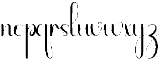 Mountains Regular otf (400) Font LOWERCASE
