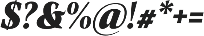 Mountella Black Italic otf (900) Font OTHER CHARS