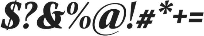 Mountella Extra Bold Italic otf (700) Font OTHER CHARS