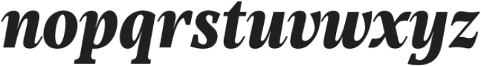 Mountella Extra Bold Italic otf (700) Font LOWERCASE