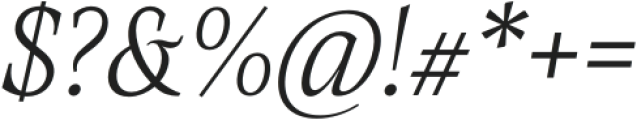 Mountella Extra Light Italic otf (200) Font OTHER CHARS