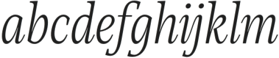Mountella Extra Light Italic otf (200) Font LOWERCASE