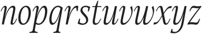 Mountella Extra Light Italic otf (200) Font LOWERCASE