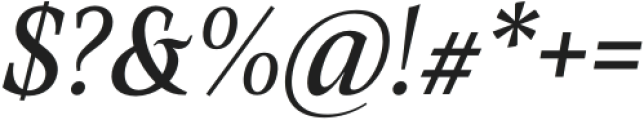 Mountella-Italic otf (400) Font OTHER CHARS