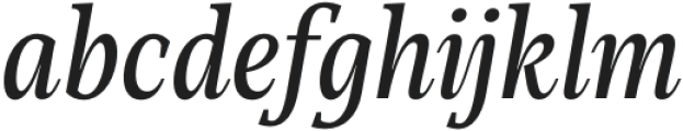 Mountella-Italic otf (400) Font LOWERCASE