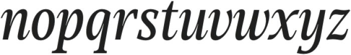 Mountella-Italic otf (400) Font LOWERCASE