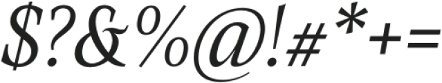 Mountella Light Italic otf (300) Font OTHER CHARS