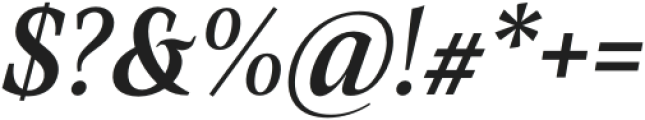 Mountella Medium Italic otf (500) Font OTHER CHARS