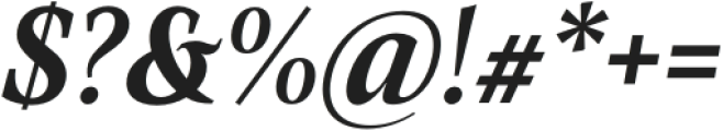 Mountella Semi Bold Italic otf (600) Font OTHER CHARS