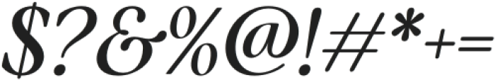 MountrielSerif-Italic otf (400) Font OTHER CHARS