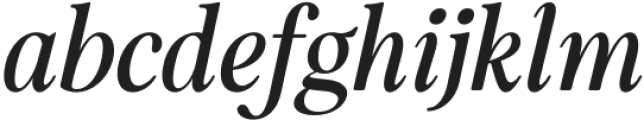 MountrielSerif-Italic otf (400) Font LOWERCASE