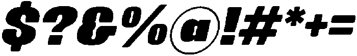 Mourkit Italic otf (400) Font OTHER CHARS