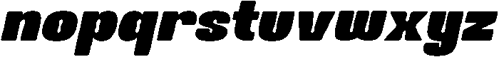 Mourkit Italic otf (400) Font LOWERCASE