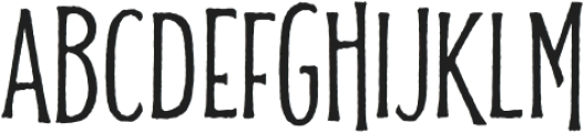 Mousemoon Rough Regular otf (400) Font UPPERCASE