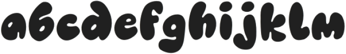 Mousty Regular otf (400) Font LOWERCASE