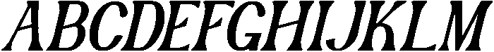 Moviera Italic otf (400) Font UPPERCASE