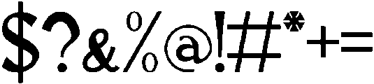 Moviera otf (400) Font OTHER CHARS