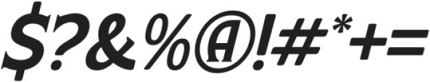 Movista Italic otf (400) Font OTHER CHARS