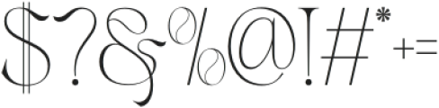 Mowgle Thin otf (100) Font OTHER CHARS