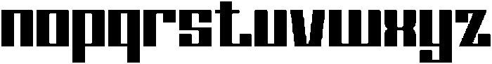 Moxen otf (400) Font LOWERCASE