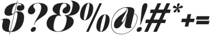 Moxtas Black Italic otf (900) Font OTHER CHARS