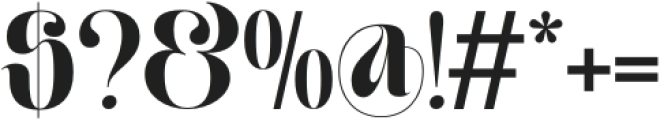 Moxtas Bold otf (700) Font OTHER CHARS