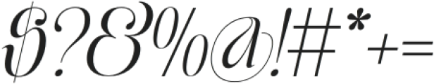 Moxtas Light Italic otf (300) Font OTHER CHARS
