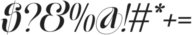 Moxtas Medium Italic otf (500) Font OTHER CHARS