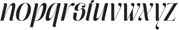 Moxtas Medium Italic otf (500) Font LOWERCASE