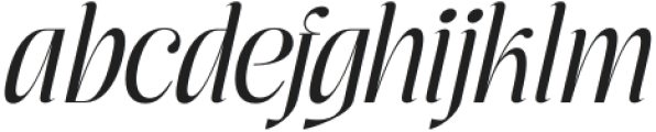 Moxtas Regular Italic otf (400) Font LOWERCASE