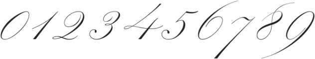 Mozart Script CutOff Thin ttf (100) Font OTHER CHARS