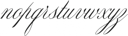 Mozart Script EXT Thin ttf (100) Font LOWERCASE