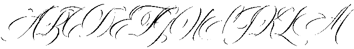 Mozart Script II Basic Thin otf (100) Font UPPERCASE