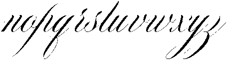 Mozart Script II Basic Thin otf (100) Font LOWERCASE