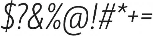 Mozer Book Italic otf (400) Font OTHER CHARS