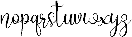 monalisa otf (400) Font LOWERCASE