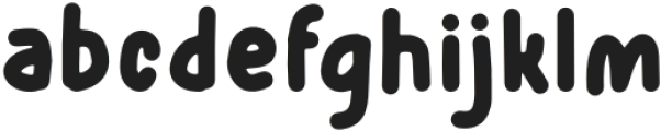 mono and friends mi Regular otf (400) Font LOWERCASE